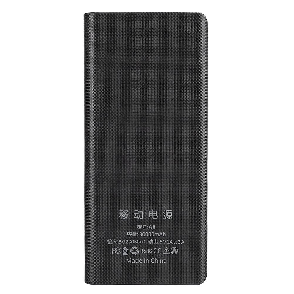 Picture of Power Bank Casing with Digital LCD Display Circuit 5V 2A 2xUSB Output 2xCharging Port without Battery for Mobile Phone Charging 5V USB LED etc DIY Battery Charger Box for 8x18650 Random Color