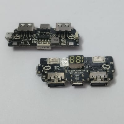 Picture of Power Bank Circuit LCD Display Dual USB 5V 1A 2.1A 18650 Battery Charger Board Mobile Power Bank Accessories for Phone DIY LED LCD Module Board white