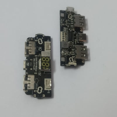 Picture of Power Bank Circuit LCD Display Dual USB 5V 1A 2.1A 18650 Battery Charger Board Mobile Power Bank Accessories for Phone DIY LED LCD Module Board white