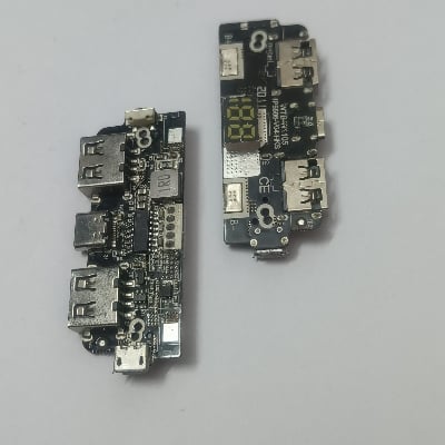 Picture of Power Bank Circuit LCD Display Dual USB 5V 1A 2.1A 18650 Battery Charger Board Mobile Power Bank Accessories for Phone DIY LED LCD Module Board white