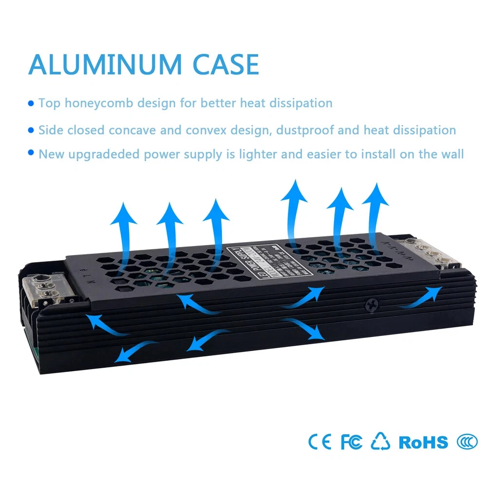 Picture of 12V 5A 60W SMPS Power Supply lighting Transformer For Tec1-12706 775 Motor 775 Water Pump LED Strip light CCTV Camera W1209 XH-M452 