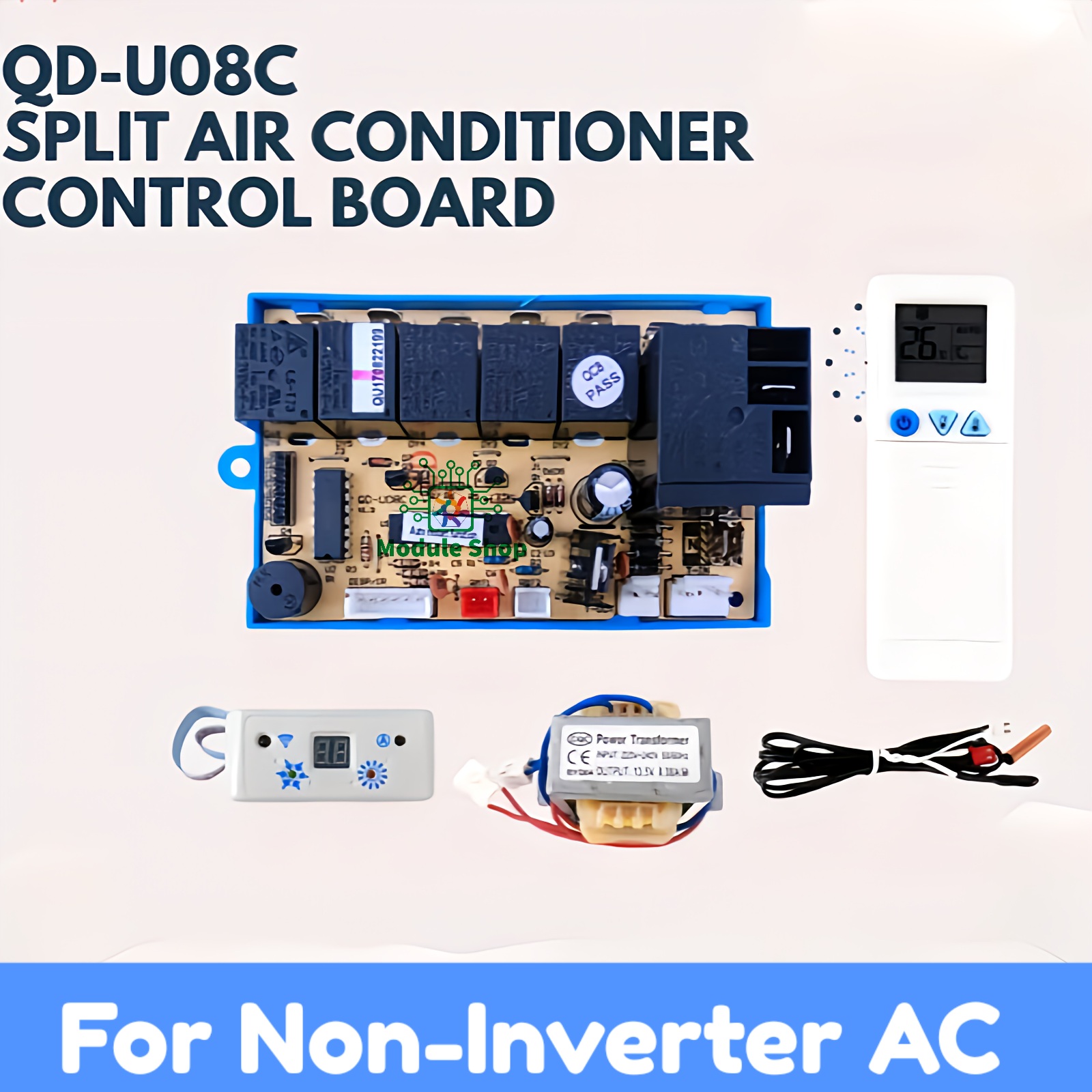 Picture of QD-U08C Universal Digital Air conditioner Control System Digital Temperature Display Accurate and Stable Temperature Control Mixed
