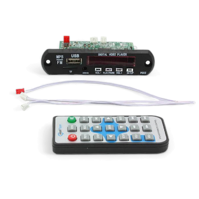 Picture of MP5 Player Audio HD Video Player Module With IR Remote Control Support MP4 MP3 FM USB TF Card 5V Video Card Replace MP5 MP3 FM Module 