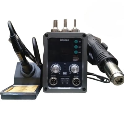 Picture of Kada 8586 Digital Rework Station 2 in 1 750W Heat_Gun and Soldering Iron Repair Mobile Laptop Telecommunication Parts & Components
Special ly moade for CPU Reballing 