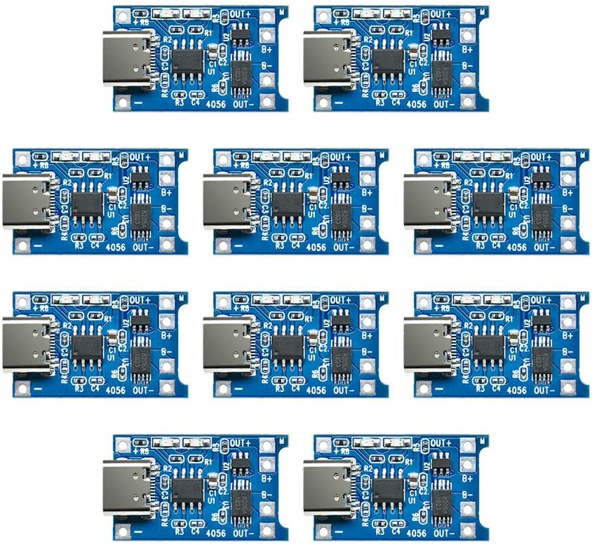 Picture of 5pcs TP4056 Type C 3.7V Lithium Battery Charger With Battrey Protection 