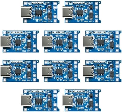 Picture of 5pcs TP4056 Type C 3.7V Lithium Battery Charger With Battrey Protection 