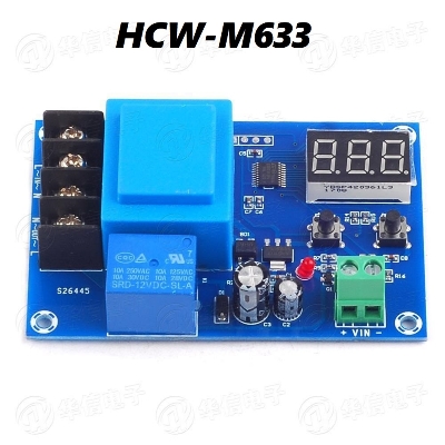 Picture of 18650 Lithium Battery Charging Control Board DC 6-60V Li-ion Lead Acid Battery Charge Protection 12V Digital Voltmeter XH-M602 HW-631 