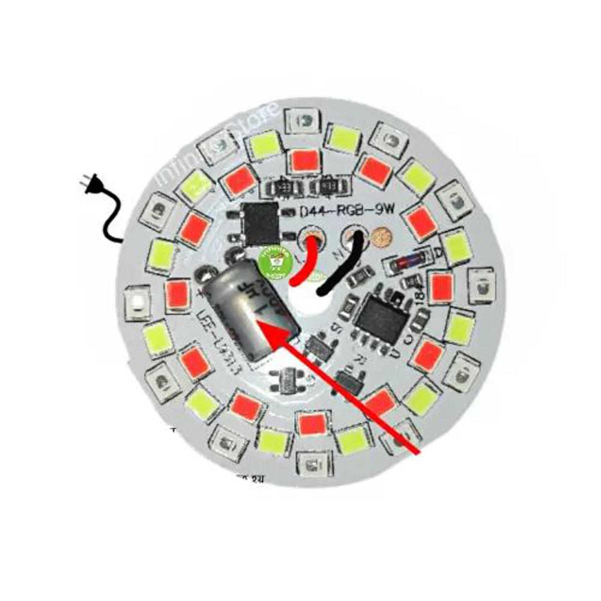 Picture of High Quality - LED Mini Flashlight Keychain - Handy and Easy to Use and Maintain - Refine and Excellent - Reliable and Durable With Capacitor RGB Plate