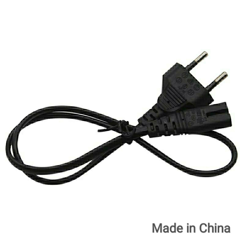 Picture of 2 Pin AC Power Supply Cable 1.5M EU Standard High Quality Lead Wire Charging AC Cord For Laptop Desktop Printer Adapter Scanner Charger 