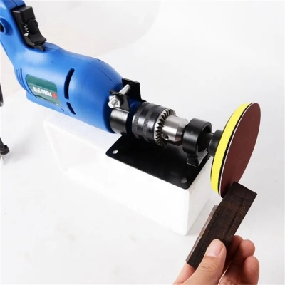 Picture of Electric Drill Stand Drill Holder for Stable Cutting Grinding Polishing DIY Electric Drill Rotary Tools Grill Base HT587 