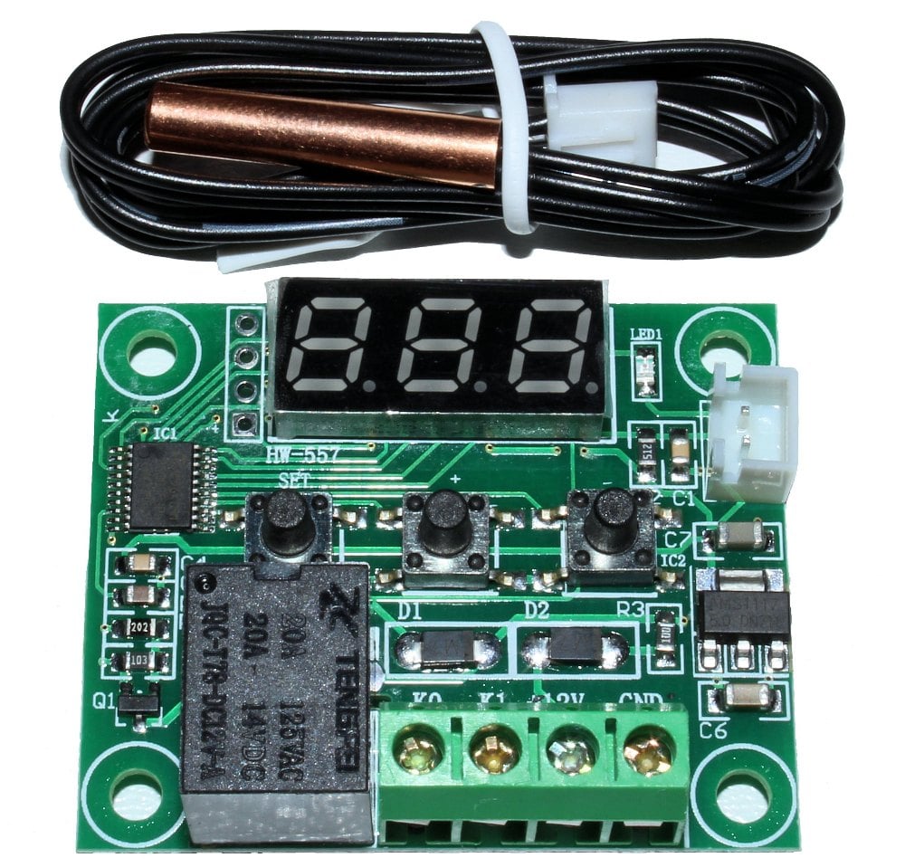 Picture of Incubator Temperature Controller 12V Supply RED LED Display 