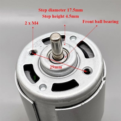 Picture of ACTUATOR AEM718011 RS-775 Motor DC12V18V 24V 36V 17500RPM High Speed Large Torque Ball Bearing Electric Drill Garden Tool Motor 
