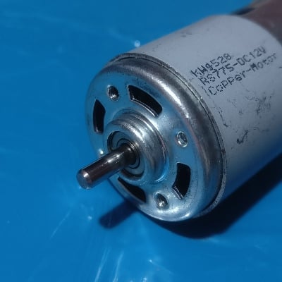 Picture of RS775 DC Motor 12V 5mm Shaft Front Ball Bearing Backend Copper Bush 150W for DIY Project Water Pump Sprayer 