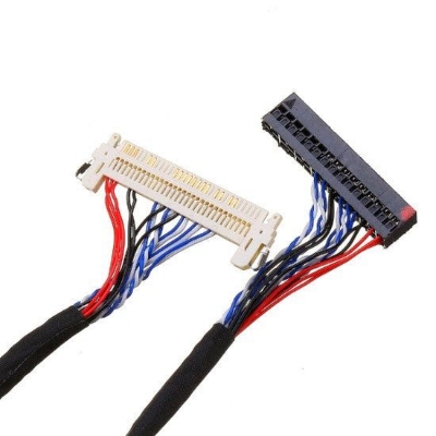 Picture of TV Combo Pack For 30 pin 1mm 1280x800 Resolution Laptop LCD Panel Display Include Driver Board + 1 Lamp CCFL Inverter + 1CH 6bit 30Pin left LVDS Cable + IR Key Board + Remote 