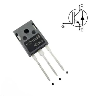 Picture of H20R1203 Induction Cooker IGBT Heating Control Resonant Switching 1200V 20A Monolithic Body Diode TO247 Remove Error Code E7 E8 Microwave Induction Cooker Replace Parts H20R1203