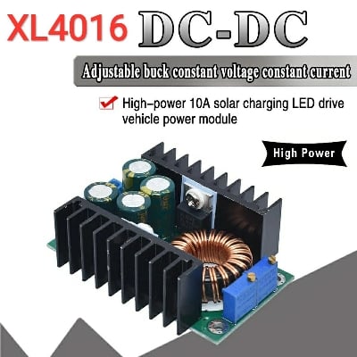 Picture of XL4016 DC-DC 9A 300W Step Down Buck Converter 5-40V To 1.2-35V Adjustable Power Supply Module LED Driver Replace LM2596 XL4015 XL6009 - Multi Plug - Multi Plug 