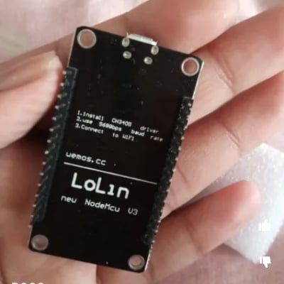 Picture of NodeMcu V3 Development Board For Smart Switch Automation Updated from ESP8266  V3 Black