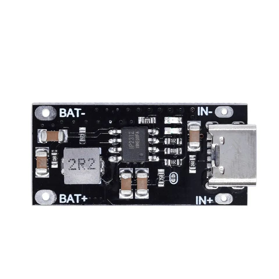 Picture of Usb Type C 3A High Current Ip2312 Polymer Ternary Lithium Battery Quick Fast Charging Board Charger Module Smart Home Replace Tp4056 Eta4096 - Solar Panel 