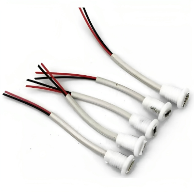 Picture of Micro USB Female Port Power Connector with wire Power to 5V Load BT Mp3 LED Plate Water Pump 