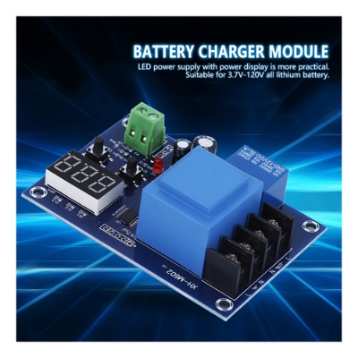 Picture of HW-631 Battery Charger Control Module DC 6-60V Storage Lithium Battery Charging Control Switch Protection Board similar XH-M602 