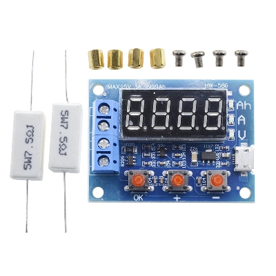 Picture of ZB2L3 Battery  Capacity Tester LED Digital Display 1.2V ~12V  18650 Lithium Battery Power Supply Test Resistance Lead-acid Capacity Discharge Meter ZB2L3 Li-ion Capacity Tester