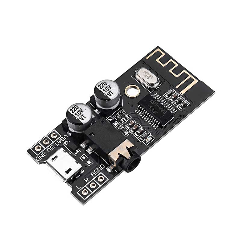 Picture of Bluetooth MP3 Audio Receiver Board Module  Lossless Decoder DIY Kit High Fidelity HIFI  Receiver MH-M28 