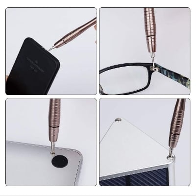 Picture of XW-6025 25 in1 Portabel Interchangeable Screwdriver Set for Telecommunication Mobile Phone Repair Tool Kit Wallet Type for iPhone iPad Laptop 