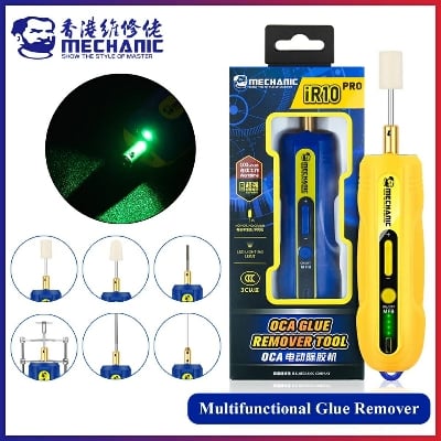 Picture of MECHANIC Gel Remove iR10 Pro 6 in 1 OCA Phone LCD Screen Degumming Speed Regulation Electric Glue Remove Pen Tool Gel Grinder 