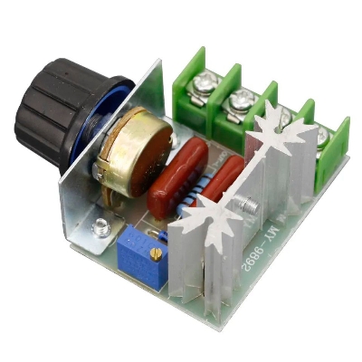 Picture of SCR Voltage Regulator AC Motor Driver 2000W Speed Controller 25A AC Dimmer 
