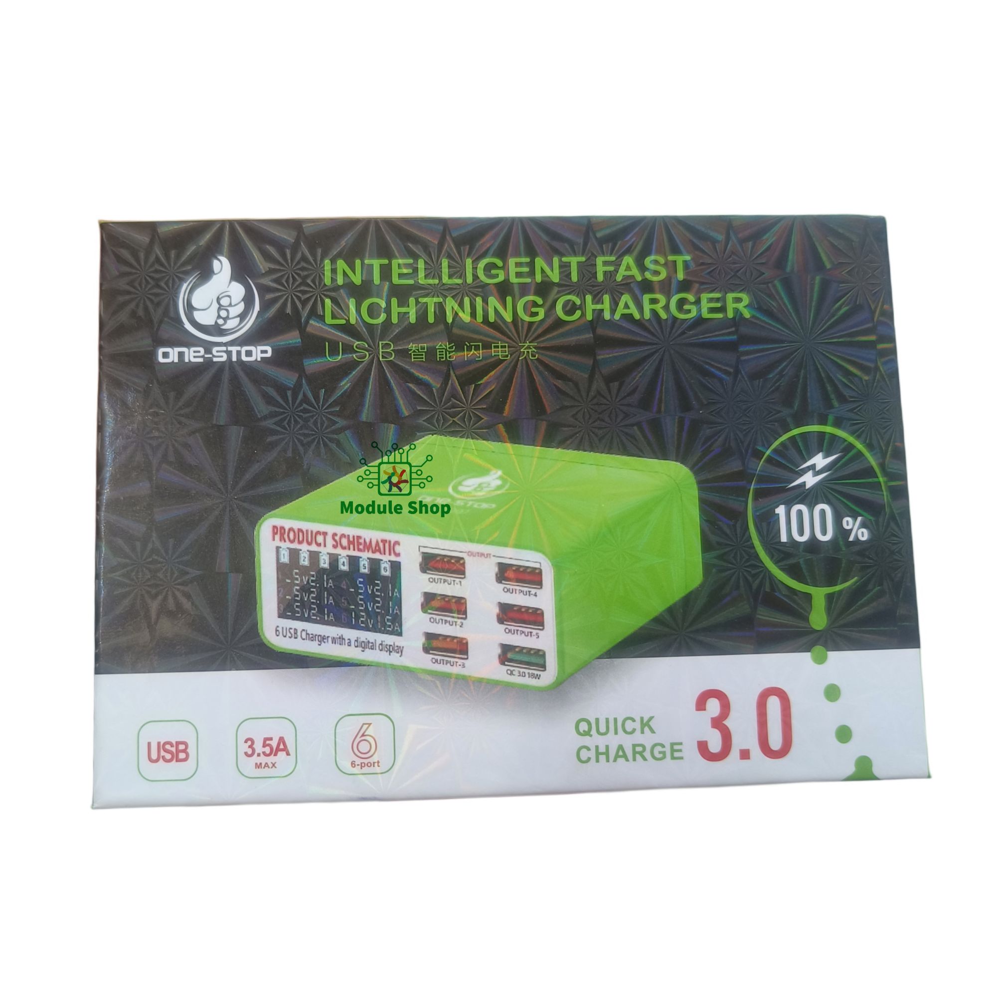 Picture of QC 3.0 USB Smart Charge Support Fastcharging With LCD Display For Mobile Service Station iPhone HUAWEI XIAOMI SAMSUNG OPPO VIVO Mobile Servicing Charger Similar MECHANIC icharge 6M Sunshine SS-304Q Koocu Kc-328 F-Power 6 One Stop OD-007 