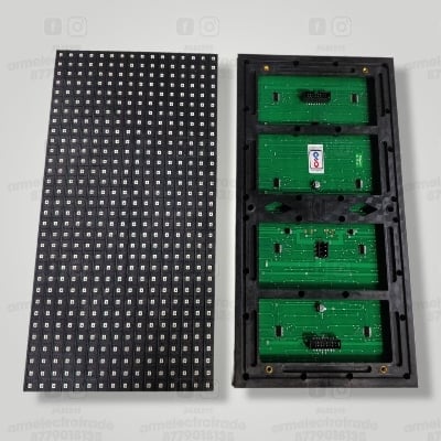 Picture of P10 Green Single Color SMD LED Signboard Panel 32*16 Pixel 320*160mm for Single color LED display Scrolling message led sign 16 x 32 P10 Green SMD