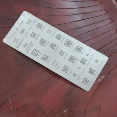Picture of Universal Bga Stencil For Android Qualcomm HiSilicon Mtk Msm Sa OV Max  Ipad Cpu Ram Pm Power Ic Reballing Stencil Tin Plate for Xiaomi Realme Oppo Vivo Samsung 