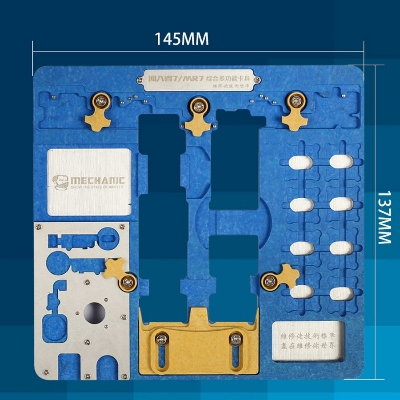 Picture of MECHANIC MR7 Double-layer Motherboard PCB Fixture Fingerprint CPU Chip Remove for iPhone A7 A8 A9 A10 A11 A12 NAND PCIE Motherboard 