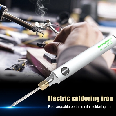 Picture of 5V USB Soldering Iron Professional Electric Heating Tools Rework With Indicator Light Handle Welding Gun BGA Repair Similar Koocu-881D Kada 878D Koocu V900 