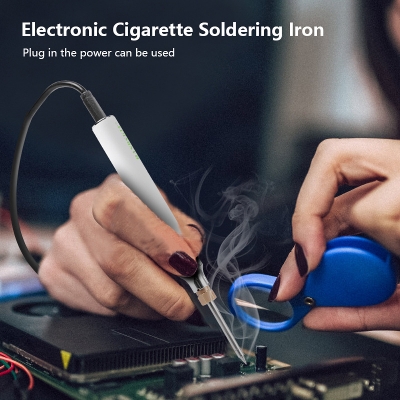 Picture of 5V USB Soldering Iron Professional Electric Heating Tools Rework With Indicator Light Handle Welding Gun BGA Repair Similar Koocu-881D Kada 878D Koocu V900 