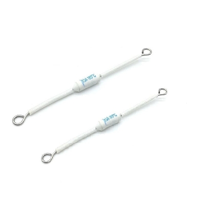 Picture of RF 250V 10A/15A 185 degree Thermal Cutoff Ceramic Temperature Fuse for Electric Cooker Pressure Cooker Safeguard Resistance 2pcs RF250