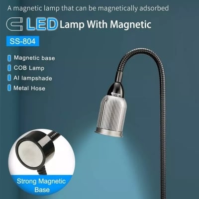Picture of SUNSHINE SS-804 Magnetic LED Lamp Magnet base COB wick Lamp Aluminum lampshade Universal can Magnetically adsorbed 
