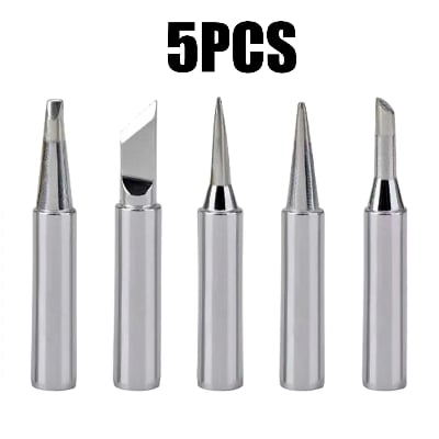Picture of Soldering Iron Tip  Kd 900M-T I+Is+K+B+3C 5Pcs Pack Replacement Rework Station Tool Lead-Free For Koocu V900 878 Ap-886D Soldering Rework Stations - Soldering Iron 