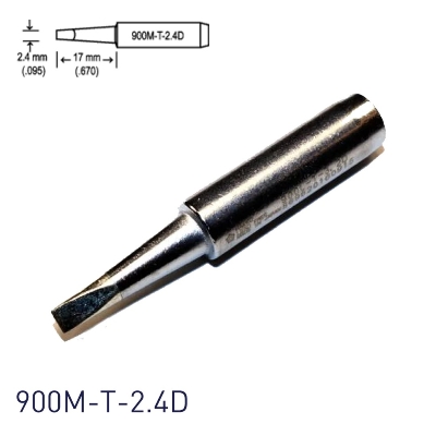 Picture of Heat-Resistant Lead-free Soldering Iron Tip for Hakko 936/937 Solder Station SMD Welding Rework Repair 900M-T-2.4D 