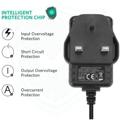 Picture of Universal Wifi Router DC Power Adapter 12V 1A Plug Type UK 5.5*2.5MM - Multi Plug - Multi Plug 