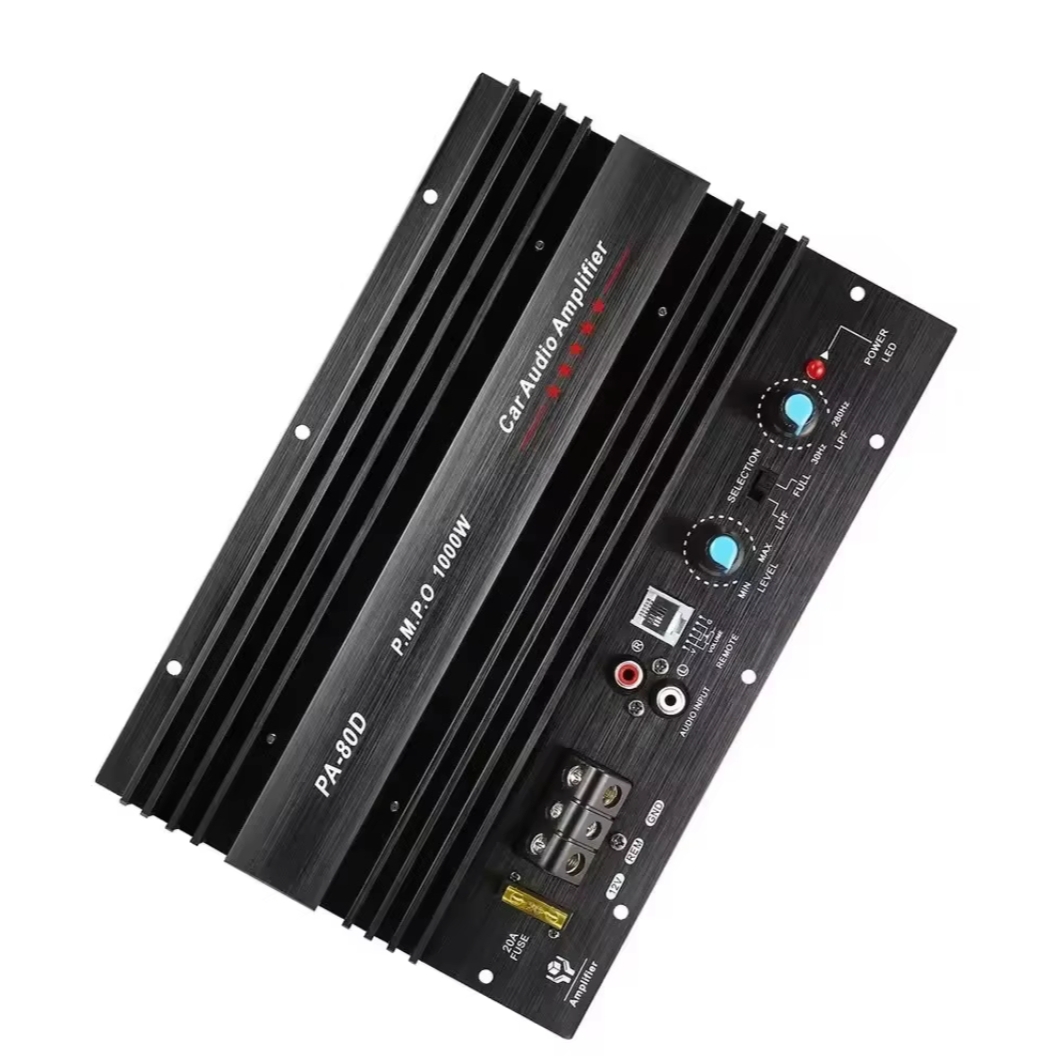 Picture of PA-80D 12V 1000W Mono Car Audio Power Amplifier Powerful Super Bass Subwoofers 