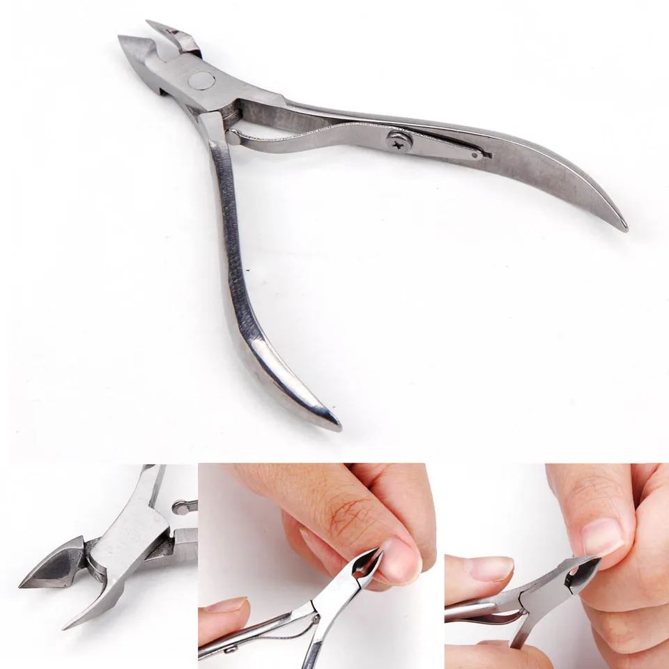 Picture of Professional Nail Dead Skin Scissors Cuticle Nipper Stainless Steel Pliers Manicure Pedicure Care Nail Art Toe Tools Similar KC-108 
