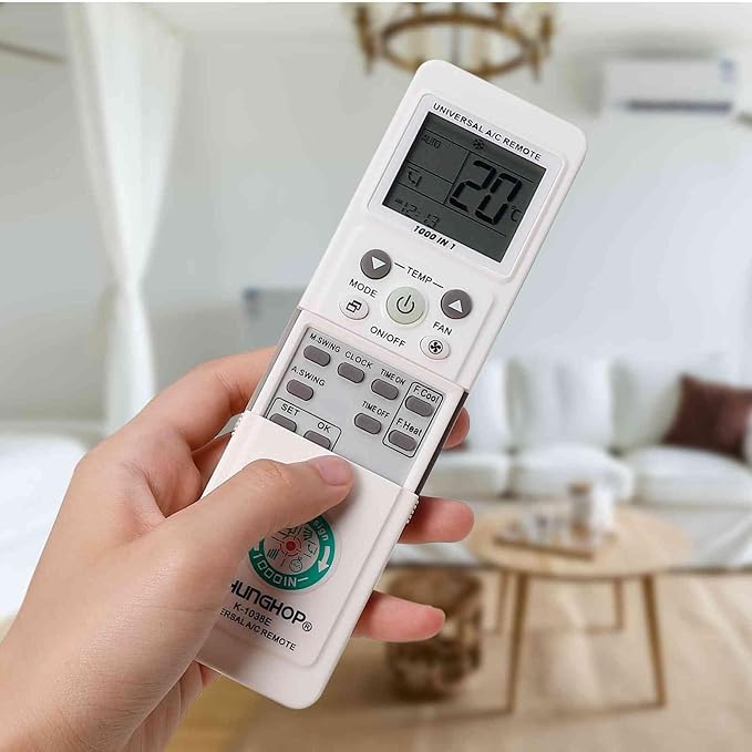 Picture of Universal A/C RChunghop K-1038E 1000 in 1 LED Display With Slide Design Universal Air Conditioner Remote Control 