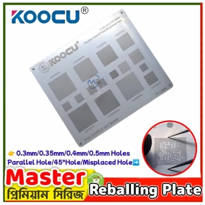 Picture of Universal Master BGA Stencil 16 In 1 Multi Function Versatile For Phone IC Chip Reballing Pins Soldering BGA Direct Heating Template 