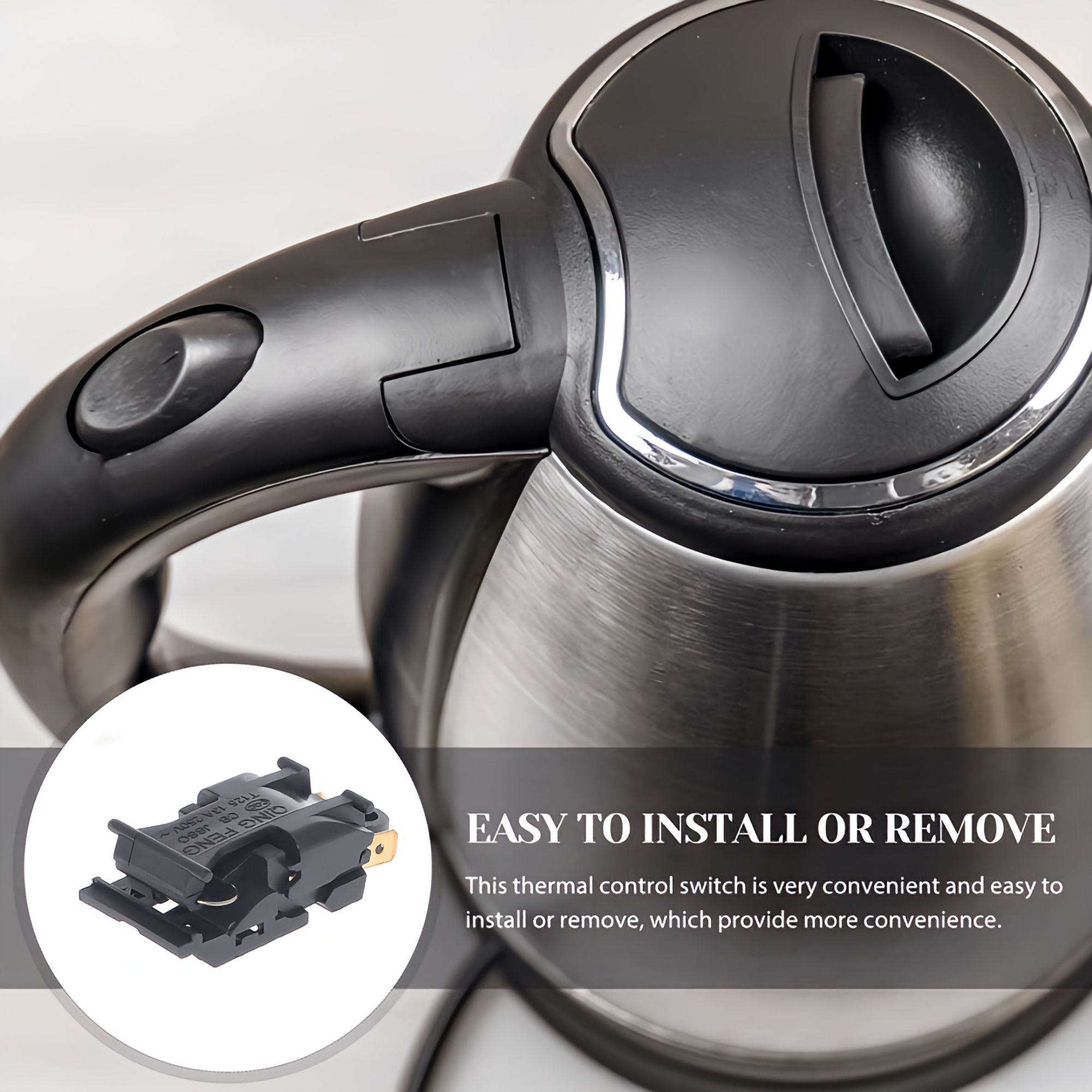 Picture of TF125 13A 250V Electric Kettle Thermostat Switch Temperature Control Switch 