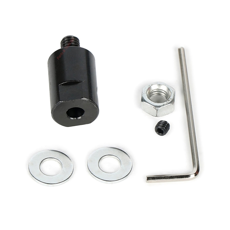 Picture of M10 5mm Shank Arbor Mandrel Connector Adaptors Cutting Tools For 5mm Shaft Motors & 775 Motor Shaft Coupler 5mm M10 Shank Saw Chuck Adapters Grinding Disk Coupling Angle Grinder 