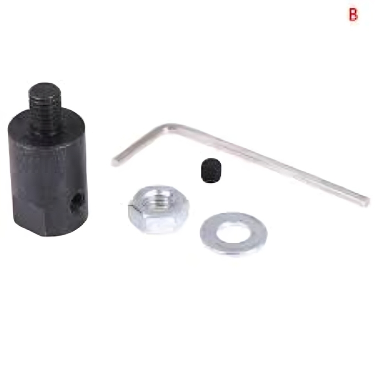 Picture of M10 5mm Shank Arbor Mandrel Connector Adaptors Cutting Tools For 5mm Shaft Motors & 775 Motor Shaft Coupler 5mm M10 Shank Saw Chuck Adapters Grinding Disk Coupling Angle Grinder 