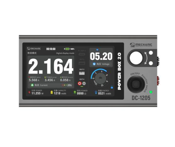 Picture of MECHANIC POWER BOX 2.0 DC-1205 Portable Adjustable Power 12V5A Output Built-in Battery Power for Mobile Phone Repair Tools 