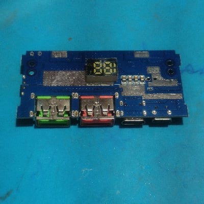 Picture of IP5356 27W Quick Charge PD3.1 USB 3.1 Gen-1 Digital Power Bank Circuit 3 in 1 Charging Input Output Port LED Display 