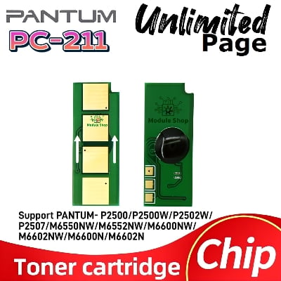 Picture of Pantum Toner Cartridge Chip PC-211 PC-211EV Unlimited Pages for Pantum P2200/P2500W/P2500/M6500/6550/6600 PC-211